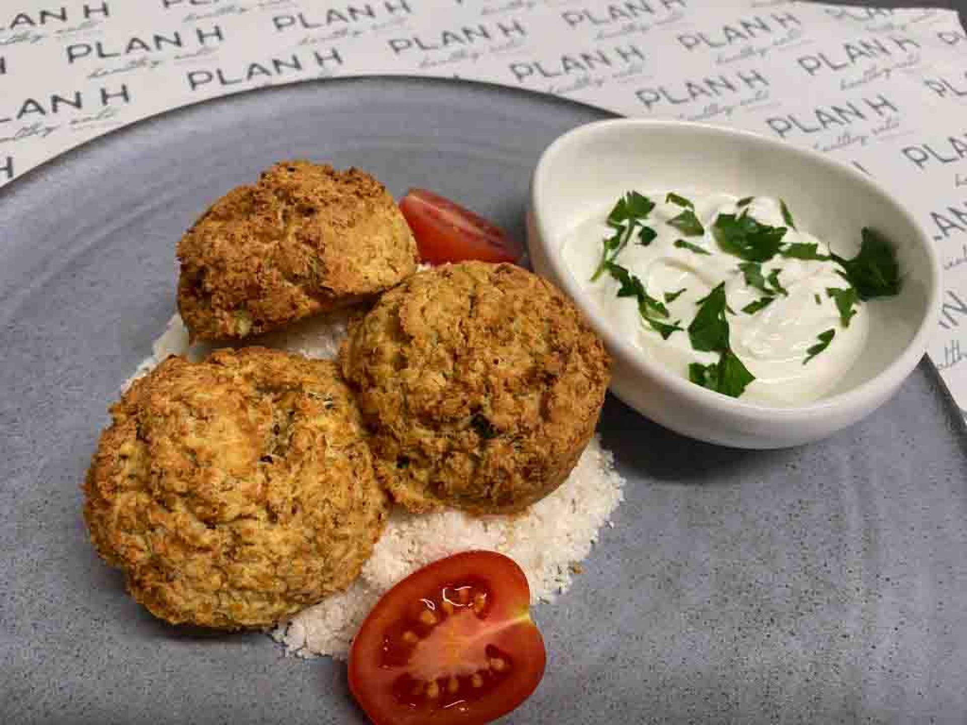 MV 115 - FALAFELS w/ Cauli - Cous Cous & Tahini Sauce