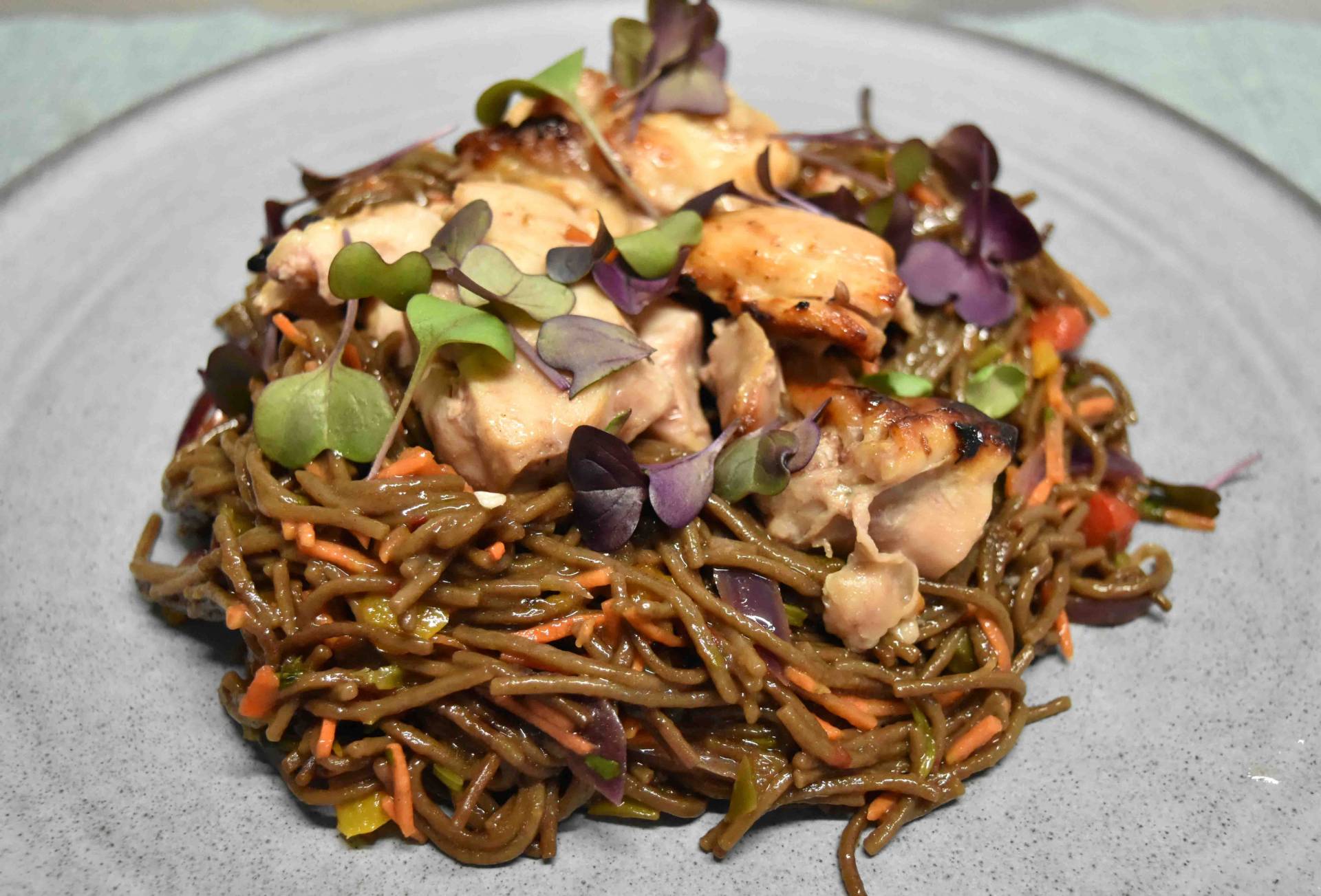 MM 171 - CHINESE CHICKEN STIR FRY w/ Soba Noodles