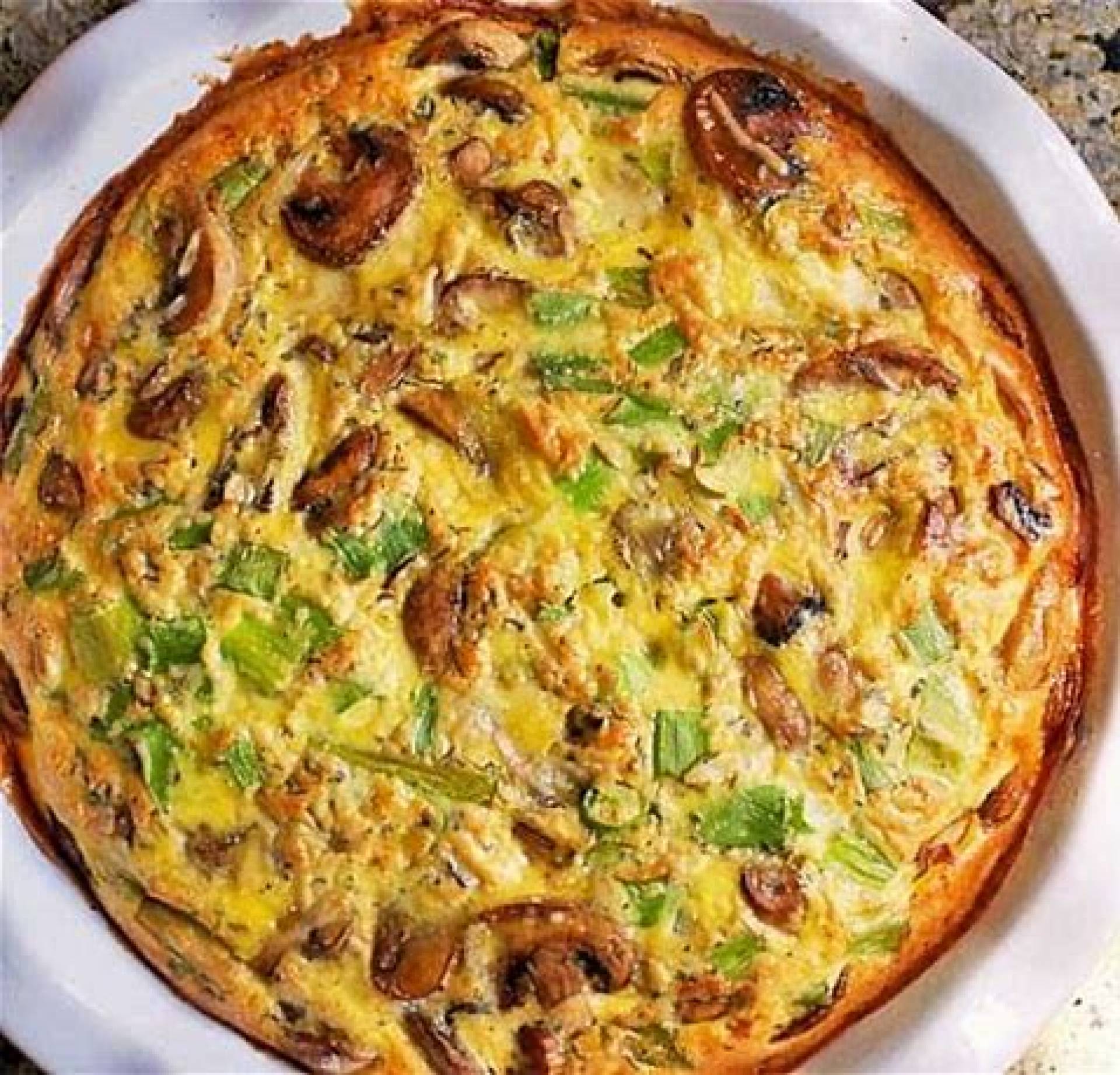 SV 254 - MUSHROOM & SHALLOT FRITTATA