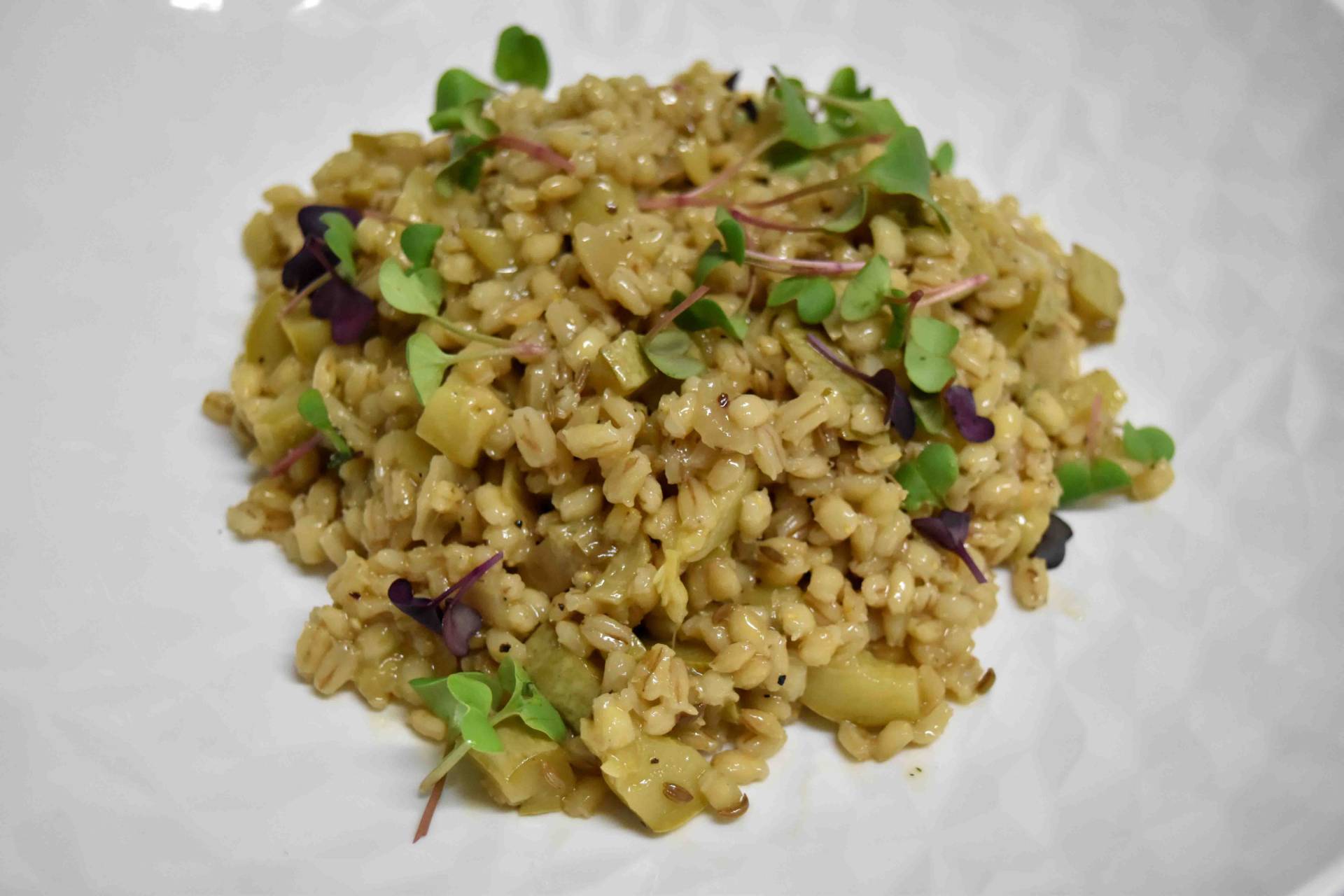 MV 712 - ZUCCHINI & FENNEL BARLEY RISOTTO