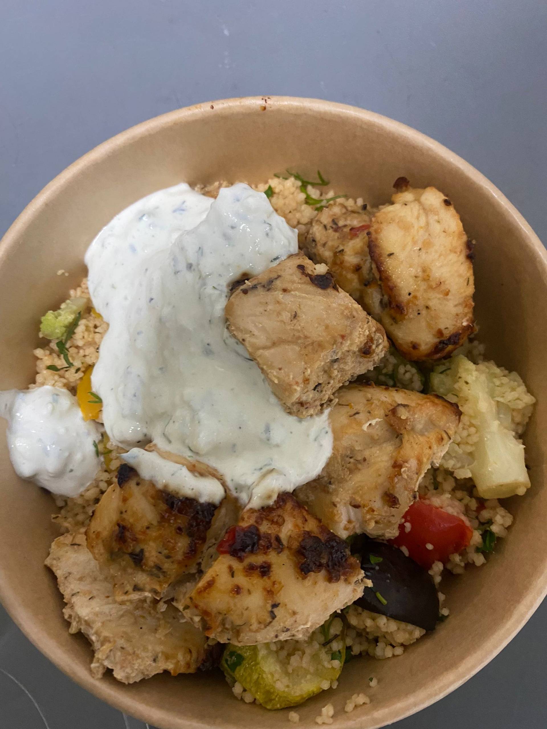 MM 80 - CHICKEN KEBABS w/ Cous-Cous & Tzatziki